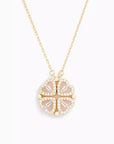 Lucky Heart Necklace with Dainty Shine