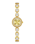 French-Style Waterdrop Crystal Watch