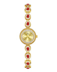 French-Style Waterdrop Crystal Watch