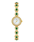 French-Style Waterdrop Crystal Watch