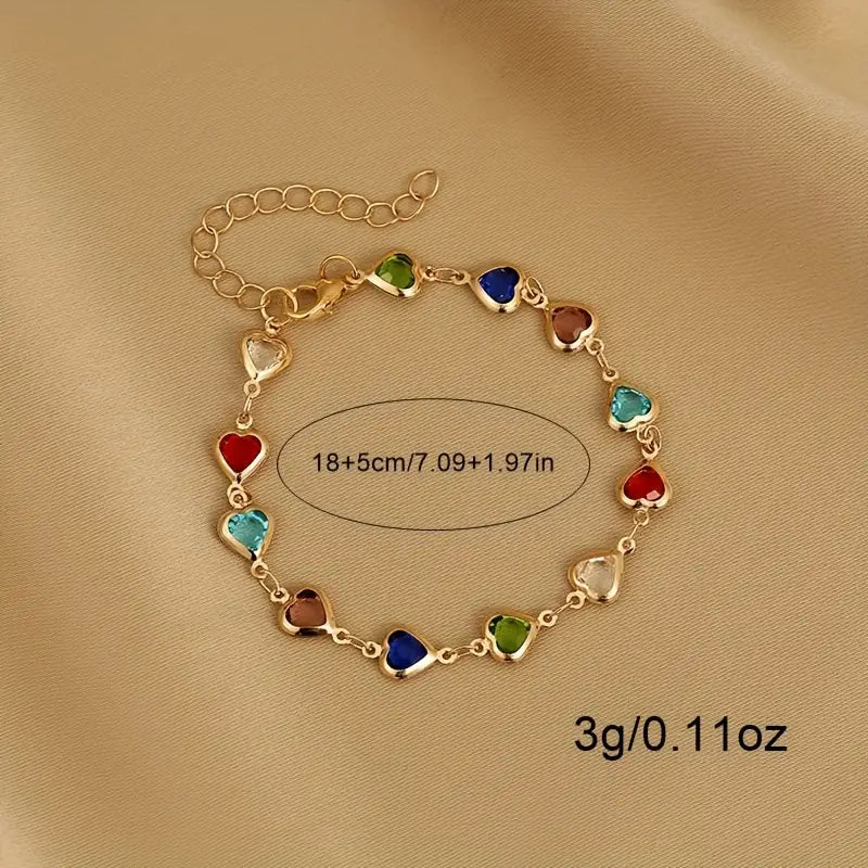 Heart of Love Bracelet with Elegant Charm