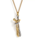 Hug Necklace with Symbolic Embrace Design