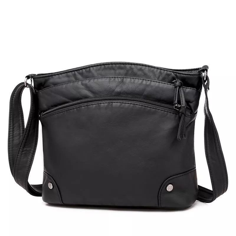 Refined Shoulder Bag with Soft Structure