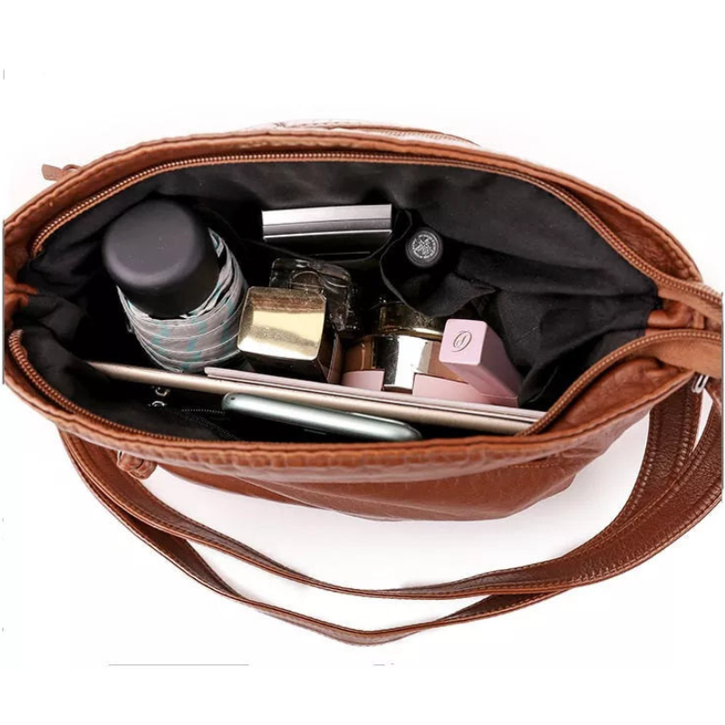 Refined Shoulder Bag with Soft Structure