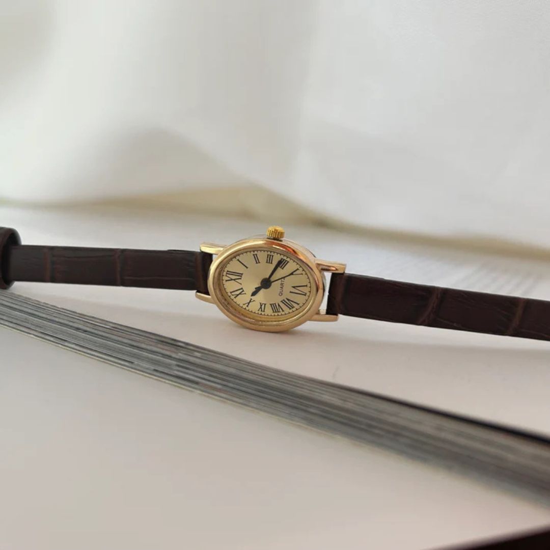 Lucca Leather Watch with Timeless Appeal