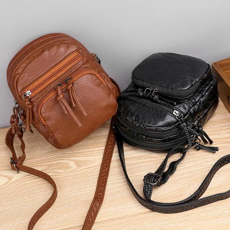 Elegant Shoulder Bag with Polished Finish