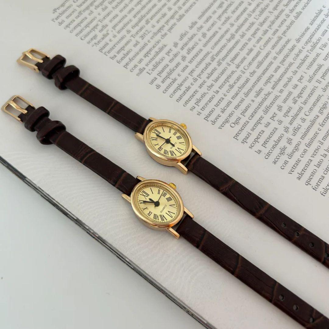 Lucca Leather Watch with Timeless Appeal