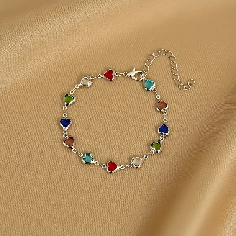 Heart of Love Bracelet with Elegant Charm