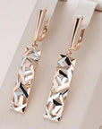Sophisticated Gold and Silver Earrings