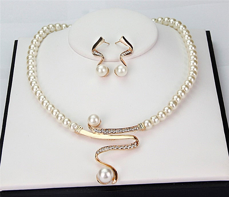Elegant Pearl Set with Natural Luster