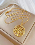 Roots of Life Necklace in Gold