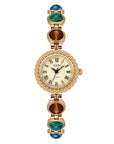 Gedi Rainbow Cat’s Eye Bracelet Watch