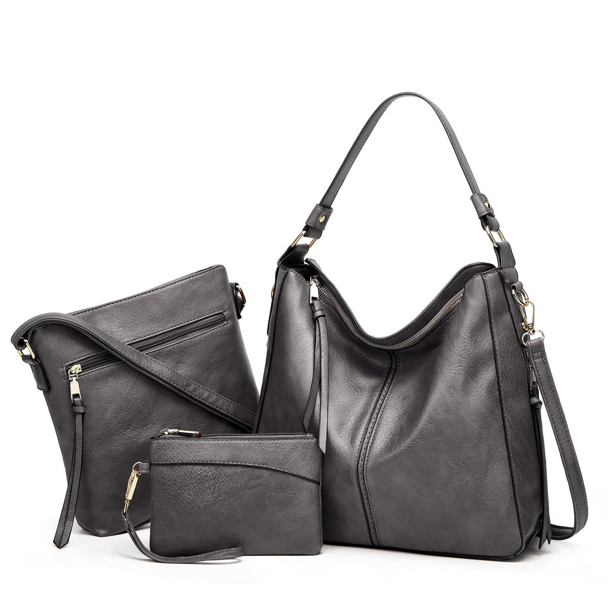 Stylish Leather Bag with Sleek Finish