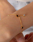 Luxury Zircon Bracelet with Polished Shine