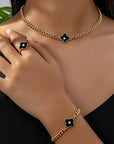 Refined Jewelry Set with Delicate Shine