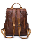 Premium Leather Backpack with Smart Storage