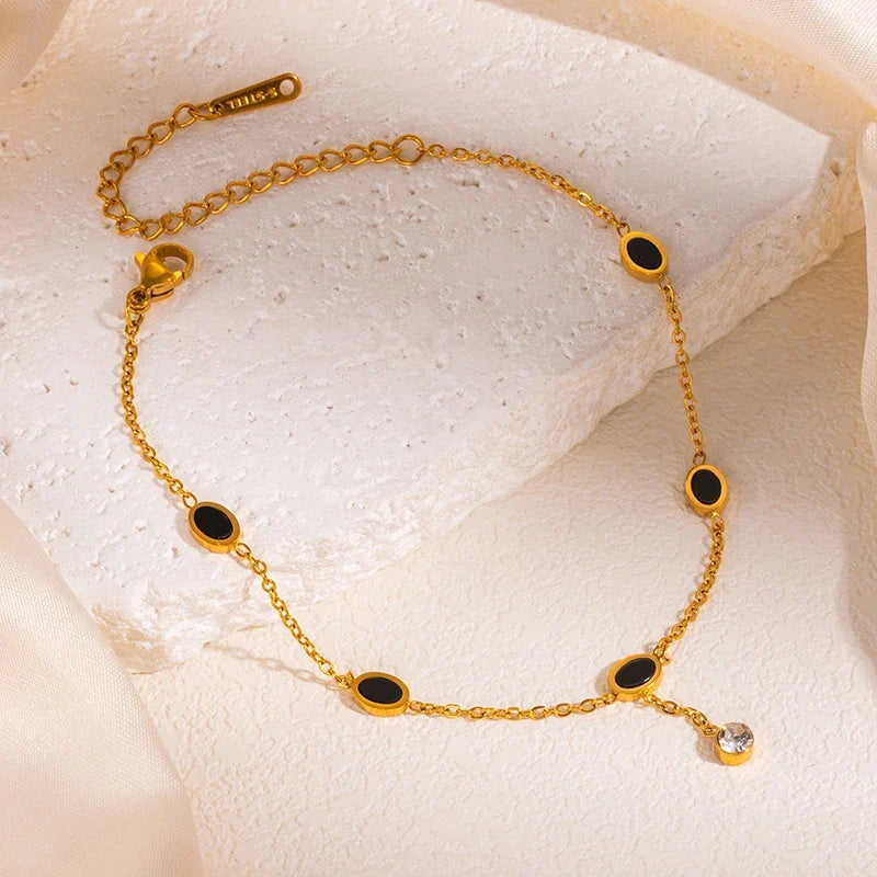 Luxury Zircon Bracelet with Polished Shine