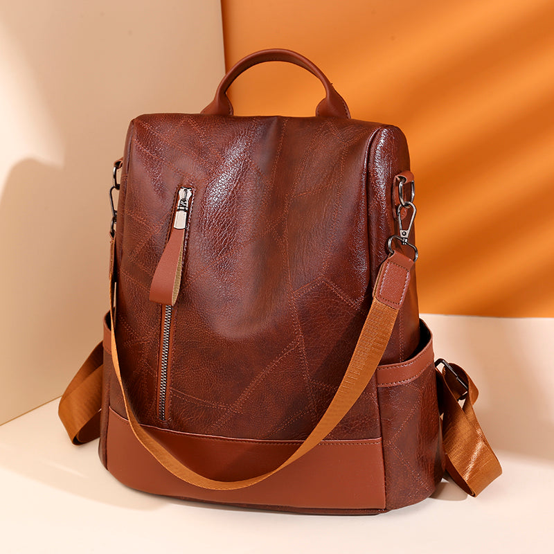 Premium Leather Backpack with Smart Storage