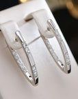 Zirconia Gold Earrings with Brilliant Shine