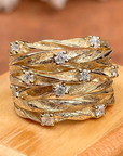 Classic Retro Gold Band Ring