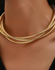 Vintage Layered Golden Necklace