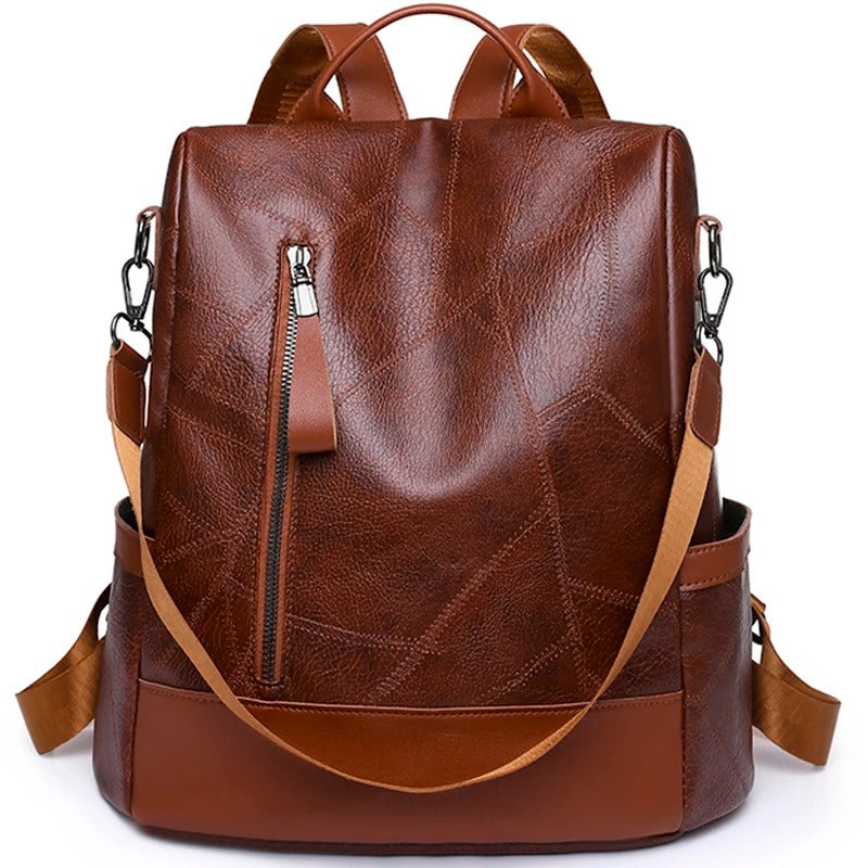 Premium Leather Backpack with Smart Storage